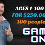 MrBeast's Latest Spectacle A Diverse Competition for $250,000, All Ages 100 people, ages 1-100