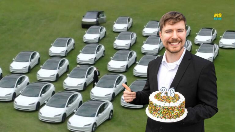 MrBeast Celebrates Birthday with Tesla Giveaway: 26 Winners Announced