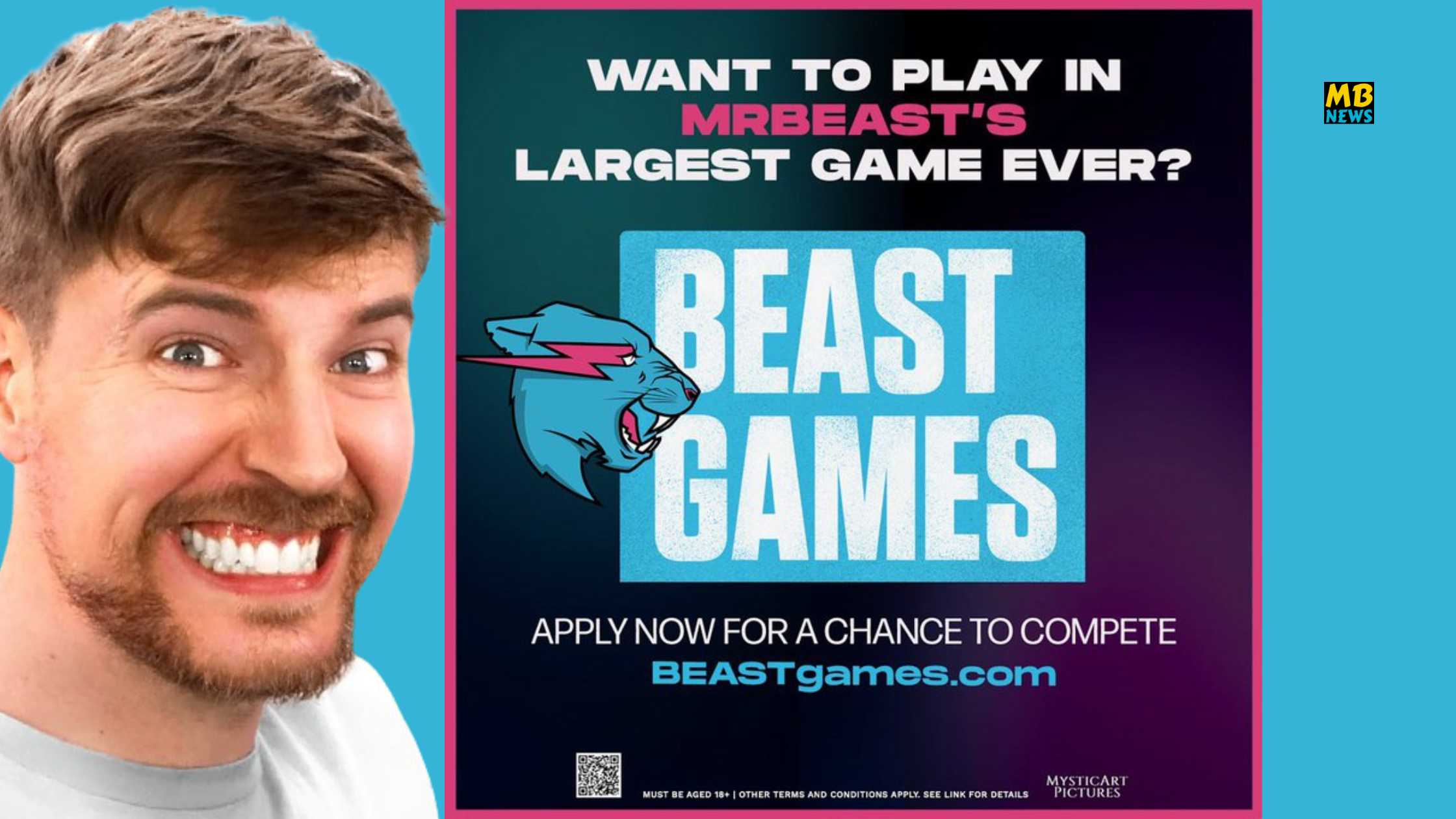 Apply Now to Compete in MrBeast's BEAST GAMES on Amazon Prime!